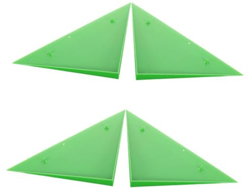 Gogogmee Tischfußball-Teile 4er-Pack Dreieckiger Eckenschutz Tischfußballtisch Universelle Kompatibilität Robust Und Einfach Zu Verwenden