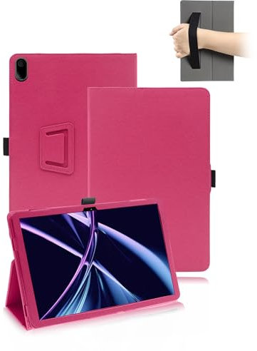 toergy Funda para tablet Acer Iconia Tab P10 con correa de mano, función atril y anticaídas, diseño delgado y sencillo, color morado