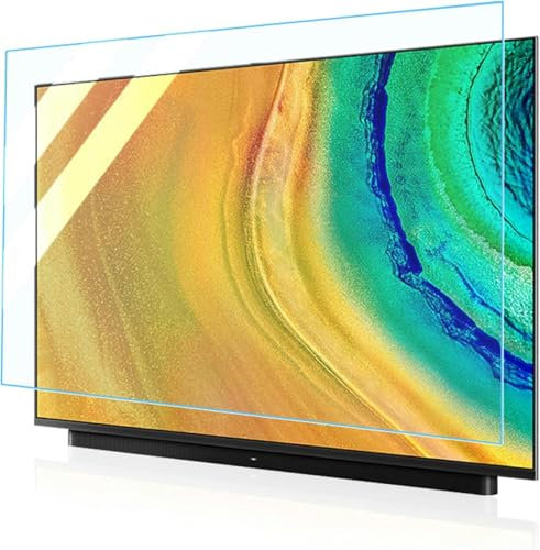 Blaulicht-blockierende Displayschutzfolie, blendfrei, Augenschutz, TV-Folie reduziert Ermüdung der Augen, für 4K Smart OLED, LCD, LED-Displays/Klar, 106,7 cm (42 Zoll), 917 x 516 mm, klar – 99 Zoll