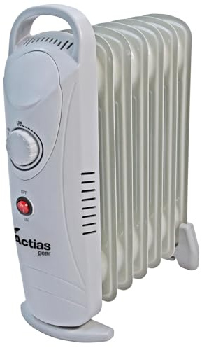 Actiasgear Oil Filled Portable Radiator | Home Indoor Electric Heater Automatic Thermostat (800W Power Output)