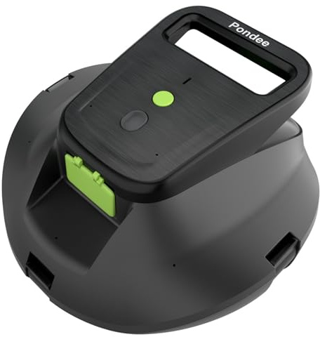 Pondee (2026 Upgraded) X1 Robotic Pool Vacuum, Cordless Pool Cleaner with 120-Min Runtime, Auto-Parking, 2.5h Fast Charging, for Above-Ground & Flat-Bottom Inground Pools up to 850 sq.ft