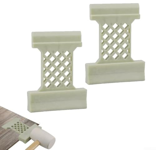Nylon Tapping Block, Laminat Flooring Installation Tool Fitting Kit Hammer Block for Wood Floor Laying Edge Protection Spacer (B)