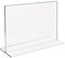 HMF 46924 Acryl Tischaufsteller gerade | DIN A5 Querformat | Glasklar