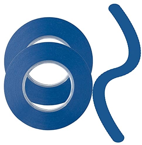 Modelcraft Ruban de masquage flexible, bleu, 10 mm