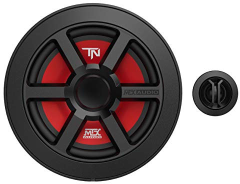 MTX Terminator Series Paire de haut-parleurs 2 voies pour woofer 16,5 cm Noir/rouge 45 W
