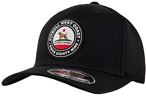 Pit Bull West Coast - MESH BASEBALL FULL CAP CALIFORNIA Black - Black - L/XL