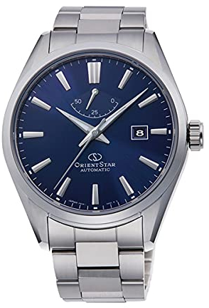 Orient Herren Analog Automatik Uhr mit Edelstahl Armband RE-AU0403L00B