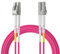Ipolex LC to LC Fiber Patch Cable multimodo, 10/40Gb OM4 cable de fibra óptica, Dúplex 50/125μm cable fibra óptica Internet, Jumper fibra óptica LSZH para MMF SFP/SFP+ Transceiver, 1 metros, 1-Pack.