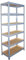 Shelf Creations EXPERT Schwerlastregal 155x110x30cm grau 6 Böden - Regal Kellerregal Metallregal smartes Steckregal Lagerregal Werkstattregal Archivregal Industrieregal Haushaltsregal Ordnerregal