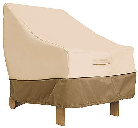 Housse de Protection pour Fauteuil Exterieur Jardin, Housse de Protection pour Chaise Tissu Oxford 210D Etranche, Bache Fauteuil Jardin pour Meubles, Housse Salon de Jardin (80x85 x 91,5 cm)