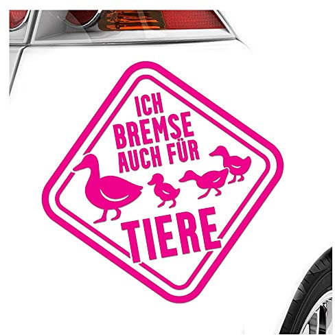 Kiwistar Pegatina para freno de animales en 25 colores neón mate