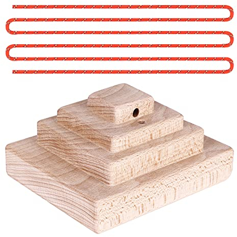 TWO STONES Bloque de pellizco de entrenamiento de escalada en roca, agarre de dedo con bordes y bolsillos (CJ-HB2061)