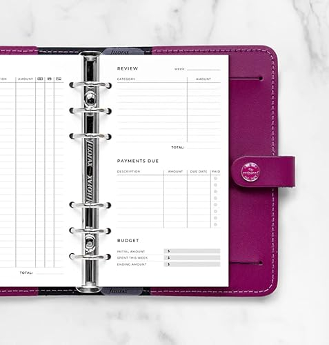 Filofax Einlage Organiser Expense Tracker Refill - Personal