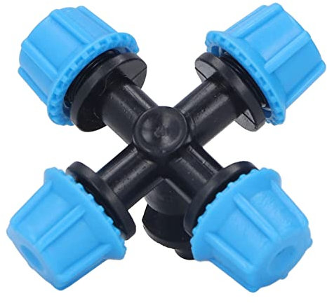 Ugello di Irrigazione, 20 Pezzi Ugello a Nebulizzazione a Croce Ugello Nebulizzatore Ugello da Giardino Ugello Nebulizzatore a Nebulizzazione D'acqua Gocciolatori D'acqua Ugello Testa per