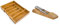 Relaxdays Besteckkasten Bambus, 5-7 Fächer, Breite 31,5-49 cm, natur & flach, HxBxT: 5 x 9,5 x 40 cm, natur Messerblock Schublade, liegend, Bambus, für 7 Messer, HBT: 5x9,5x40 cm