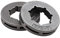 Luxuypon 2 unids/lote de 3/8 pulgadas de paso de 7 dientes pequeños de piñón compatible con motosierra Husqvarna 50 51 55 254 154 261 262 257 262XP 562XP 455 460