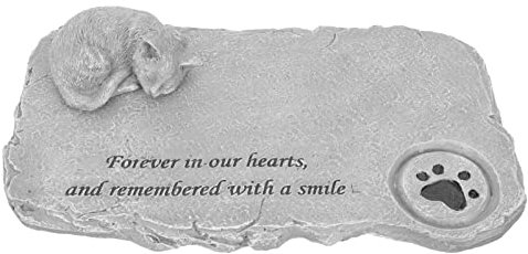 iplusmile Pierre Tombale Commémorative De Chat Statue Commémorative De Chat Pierres Tombales pour Tombes Pierres Commémoratives De Chat Les Chats Et Les Chiens Résine Extérieur