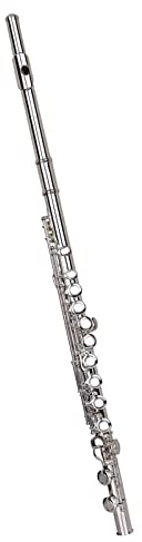 16-Loch-Closed-Hole-Flöte Musikinstrument Für Anfänger, Schüler, Weißes Kupfer, Versilberte Flöte Mit E-Key-Split Einsteiger Querflöten