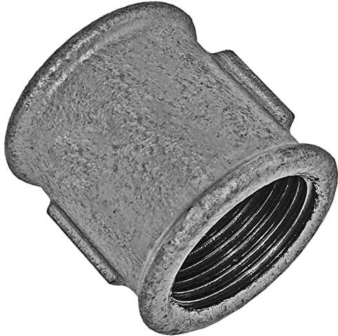 Gewinde Fitting Verschraubung aus Temperguss verzinkt - Muffe Kupplung Verbinder 3/4 Rohr Zoll Innengewinde IG Nr. 270