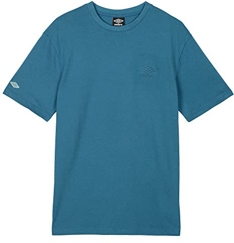 Umbro Herren Sportliches Piqué T-Shirt, Lyons Blue, M