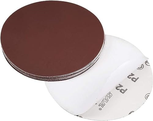 TA-VIGOR 20Pcs 150mm PSA Sanding Discs, 2000 Grit 6 Inch Self Adhesive Stickyback Sandpaper Discs, Aluminum Oxide Sandpaper for DA Sander, Sand Automotive Car Paint, Wood, Metal