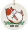 Weihnachtsbaumschmuck 7.3 cm, Personalisierte Namensvorlage Für Hamster Weihnachtsschmuck Ideal Runde Keramik Ornament Mode Christbaumschmuck Anhänger Für Weihnachten Holiday Neujahr Geschenk