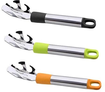 LIFKOME 3pcs Stainless Steel Hot Dish Plate Bowl Clip Multi-Purpose Gripper for Hot Plates Scalding Clips Kitchen Tools Random Color