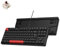 Keychron C3 Pro Custom Gaming Keyboard ISO UK Layout, QMK Programmable 87 Keys Compact TKL Wired Mechanical Keyboard, Red LED Backlits Gasket Mount with Brown Switches for Mac/Windows/Linux