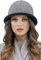VIVISENCE Damen Winter Hut Mit Klassischem Stil Herbst Warme Strickmütze Garn Mit Wolle Perfekte Passform Wintermütze Für Frauen Modell 7044, Schwarzes Pepitamuster,Einheitsgröße