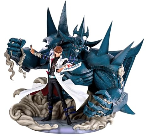 PLASTOY : YU-GI-OH - Figura DE Resina - SETO KAIBA & Obelisk The Tormentor