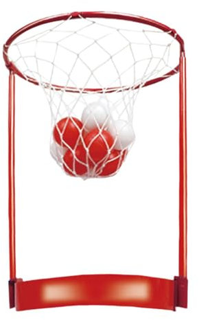 Dickly Head Hoop Basketball, Partyspielset, mit 20 Bällen, verstellbarem Korbnetz-Stirnband, 1 Korb
