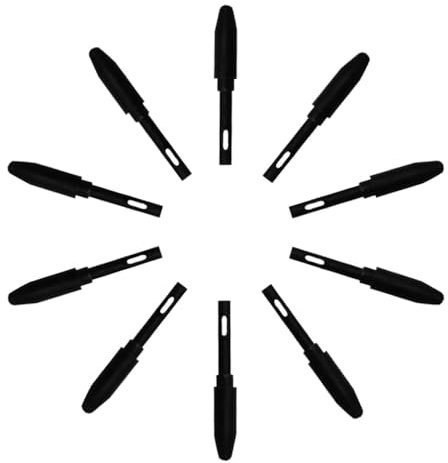 Lot de 10 pointes de stylet de rechange pour stylo PW100 PW201 H610 ProV2 H640P H950P H1060P HS610 H1161 H320M HS64