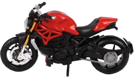 Für Ducati Monster 1200S, Lokomotivsimulation Im Maßstab 1:18, Automodell Aus Metalldruckguss, Fahrzeugnachbildung, Realistisches Sportrad, Rennbuggy, Skulptur, Fertige Sammlung, Souvenirgeschenk Moto