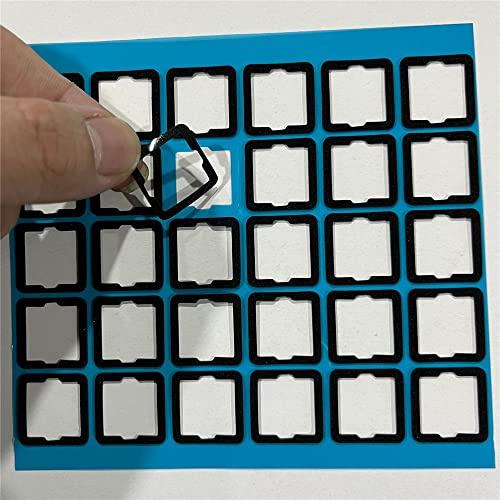 120PCS Tastiera Interruttore Smorzatori Foglio Inter-Asse Albero Silenziatore Schiuma Pads per tastiera meccanica fai da te Interruttori, rumore smorzatore schiuma isolamento acustico (PORON)