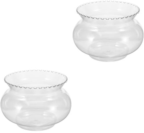 YARNOW 2 Stück Kleines Aquarium Muschelschale Aquariumzubehör Fischpumpe Aquarium Wasserteichversorgung Aquarium Aquaponik Aquarium Multifunktions Aquarium Substratdeckel Transparenter
