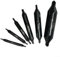 6Pcs HSS Center Drill Bits Set HSS Double Ended Center Drill Bits Set Lathe Combined Countersink Spotting Drill Mill Tool with 60 Degree Angle 1-5mm