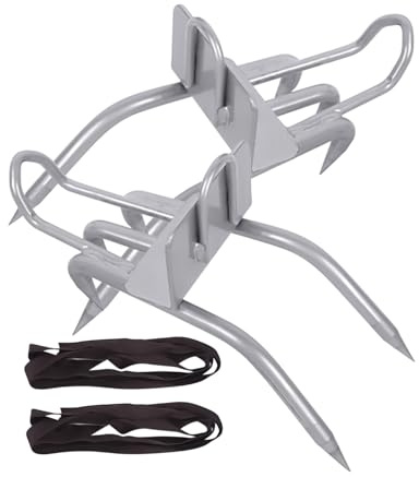 Zyntora Ramponi per Arrampicata su Alberi | Set di 2 Pezzi per Attrezzatura da Tree Climbing | Equipaggiamento Sicurezza con Assorbimento Urto per Attività Estive Escursionismo Osservazione Raccolta