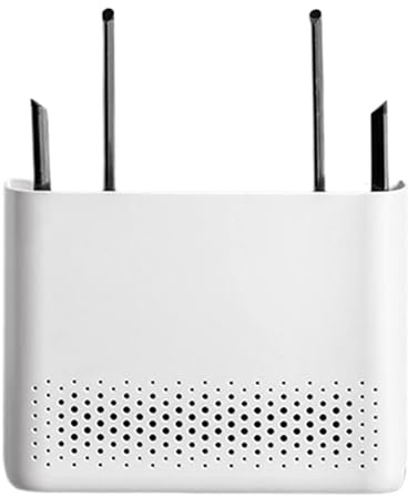 Huayeex Wifi Storage Box | Wall-Mounted Router Organizer Rack | Save Space Wi-Fi Storage Rack for Apartment Dorm Study Bedroom Living Room Kitchen