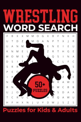 Wrestling Word Search Puzzle Book for Dads: The Man The Myth The Legend | 6x9 Inches, 110 Pages | 50+ Puzzles