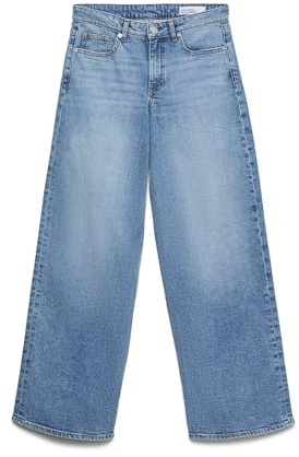 VERO MODA Female Weit geschnitten VMSANDIE-Stretch Mid Rise Weiter Beinschnitt Jeans