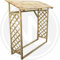 LEGNAIA CON PANNELLO GRIGLIATO IN LEGNO IMPREGNATO 180x70x175H.cm.