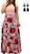 UUAISSO Donna Vestiti Eleganti Lunghi Floreale Casuale Abito Maxi Manica Corta Abiti Vestito da Cocktail Banchetto Sera F-Rosa-Manica Corta 2XL
