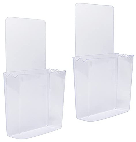 ZC GEL Soporte de pared para mando a distancia, sin daños (paquete de 2), transparente y fuerte, autoadhesivo, organizador de medios universal, caja de almacenamiento para teléfono celular, control