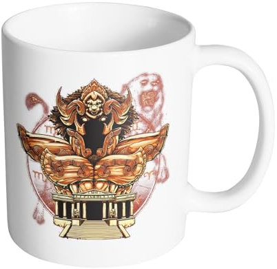 Artist Deluxe Tasse Mug Polymere Incassable 340ML Saint Seiya - Icon Art Aiolia Lion