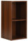 Hartleys Walnut Effect Dark Wood Vinyl Record Storage Box - Choice of Size