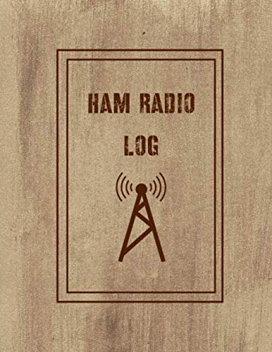 Ham Radio Log: Amateur Station, Operator Logbook, Contact Operators Notebook Track & Frequency Test Radiowave Book