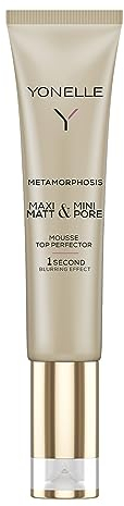 Yonelle Cream Mousse Tinted - Mattifying Foundation - Metamorphosis - Pore Minimiser Tinted Day Cream - Make-Up Cream Foundation - Opaque Day Cream for Combination Skin and Oily Skin - 25 ml