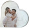 Personalised Acrylic Magnetic Heart 5x5 Photo Frame - Frameless Glass Picture Display with Magnets for Fridge, Shelves, or Desk - Ideal for Birthdays, Christmas and any other special occasion