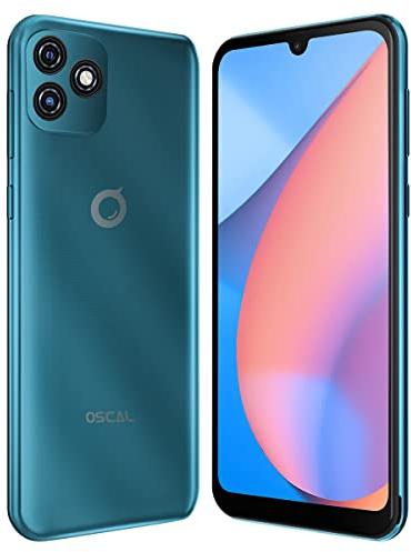 OSCAL C20 Android 11 3G Telephone Portable Débloqué, Smartphone Double SIM, Écran HD+ 6,08’’, Conception Monocoque, 1Go+32Go,Caméra 2MP+5MP,Batterie 3380mAh GPS WiFi Déverrouillage du Visage Beu