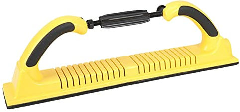 Baoblaze Outil de ponçage manuel pour sable de maille de 70 mm - Mousse de polyuréthane légère - Prise en main confortable - Rainure arrière flexible et réglable - Ponceuse manuelle pour cloison sèche